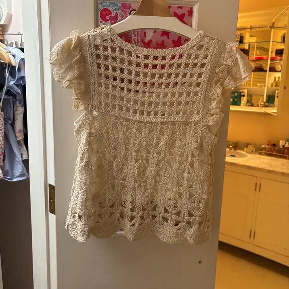 ANTHROPOLOGIE WOVEN TOP - Picture 2 of 3